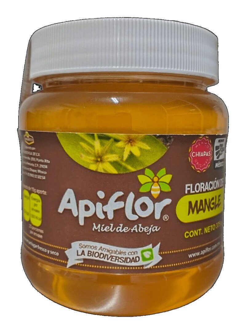 Miel Floración Mangle · Tarro PET 375g