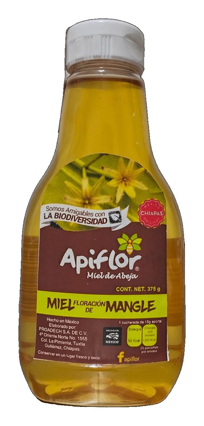 Miel Floración Mangle · Squeezable PET 375g